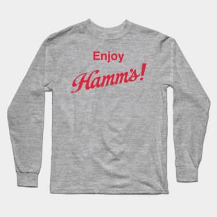 Enjoy. Hamm's. Long Sleeve T-Shirt